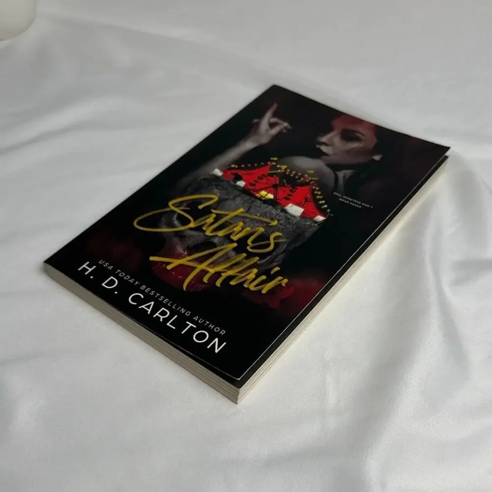 Satan's Affair H.D. Carlton Indie Paperback Dark Romance Cat & Mouse Like New
